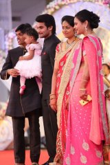Hero Aadi Wedding Reception Photos
